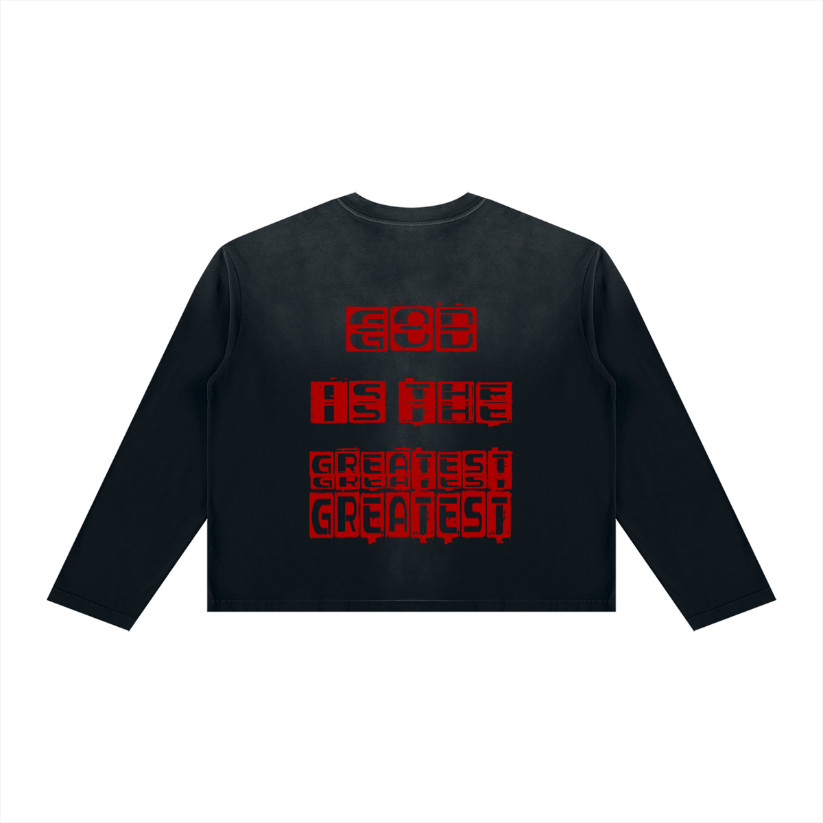 Unisex Sunfade Boxy Long Sleeve T-Shirt
